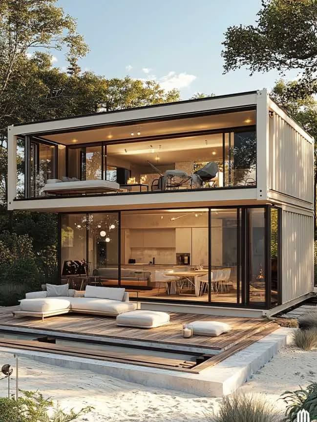 Luxury container home interior - Kembelt Compagnie