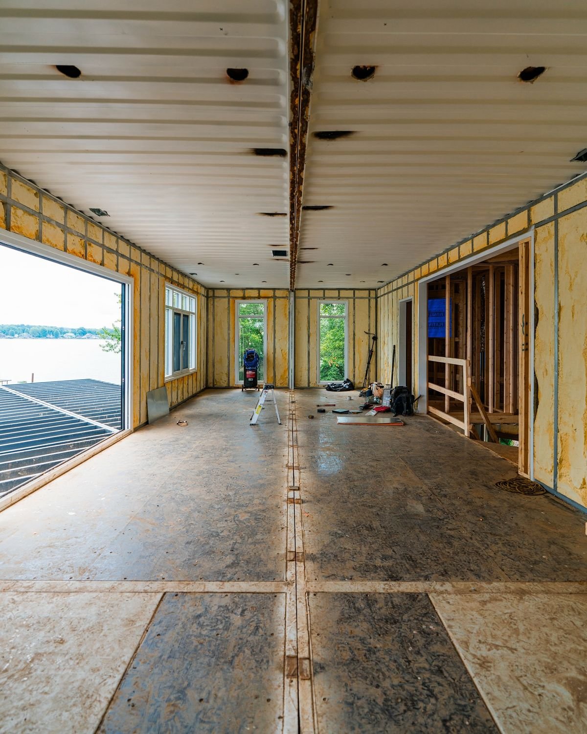 Installation de garage container