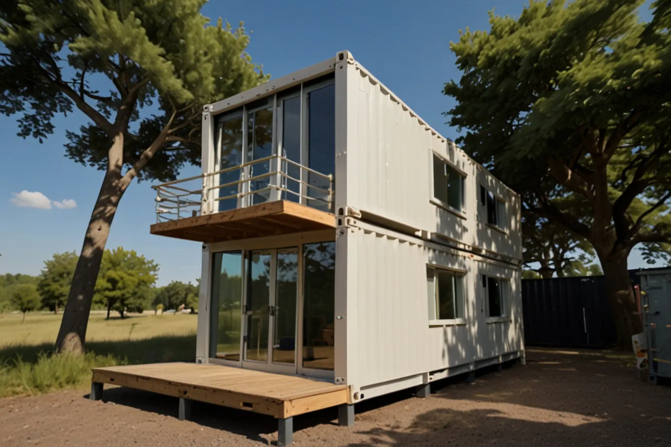 2-Story Shipping Container Homes: