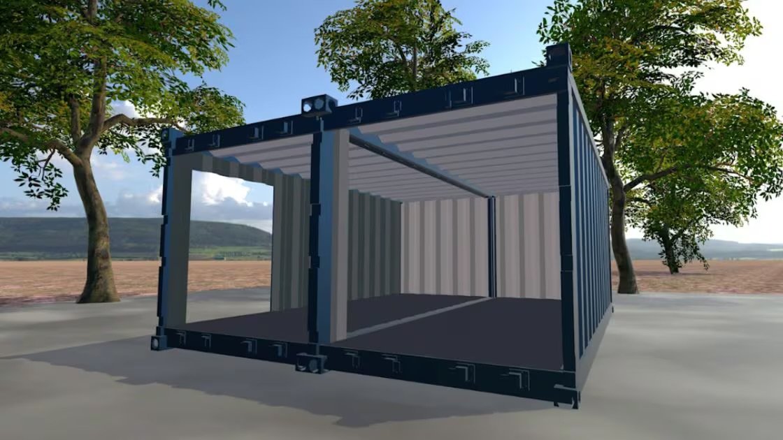 Shipping Container House Plans Using 2 Containers